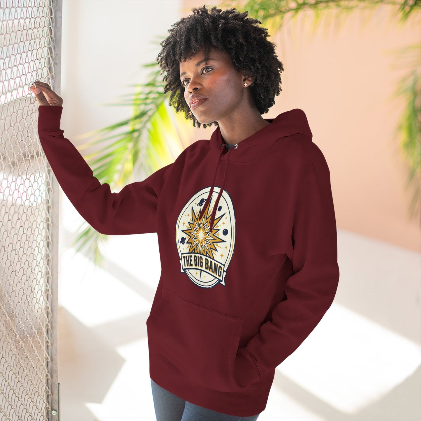 Big Bang Hoodie – Retro Starburst Universe Graphic Hoodie | Astronomy Science Hoodie, Cosmic Streetwear, Unisex Hoodie
