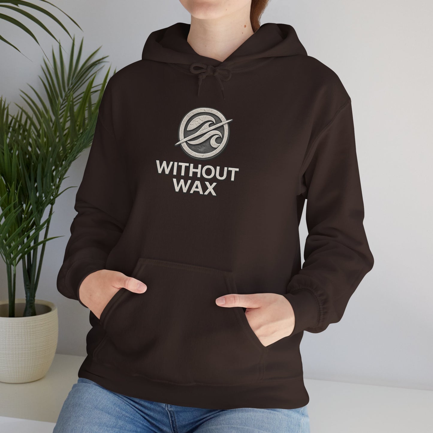 Without Wax Hoodie – “Bring People Up” Motivational Graphic Sweatshirt | Minimal Inspirational Streetwear