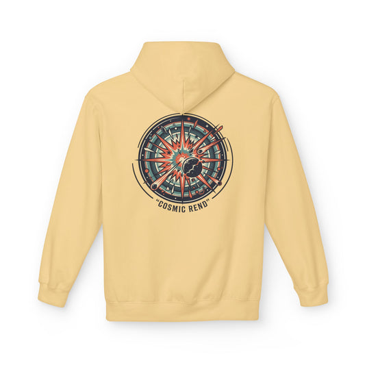 Cosmic Compass Hoodie – Retro Space Navigation Graphic Hoodie | Celestial Streetwear, Vintage Space Aesthetic, Unisex Hoodie
