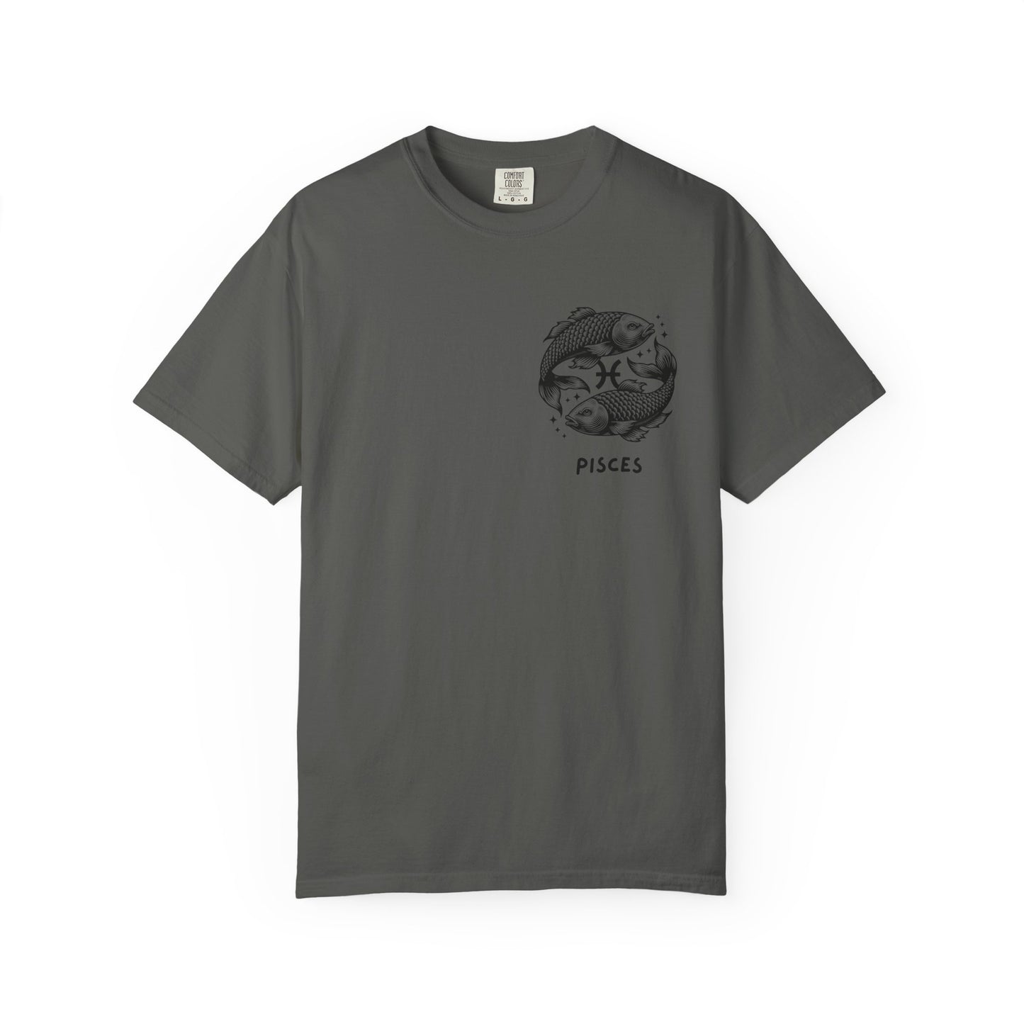 Pisces Zodiac T-Shirt – Pisces Fish Astrology Graphic Tee | Celestial Star Sign Shirt