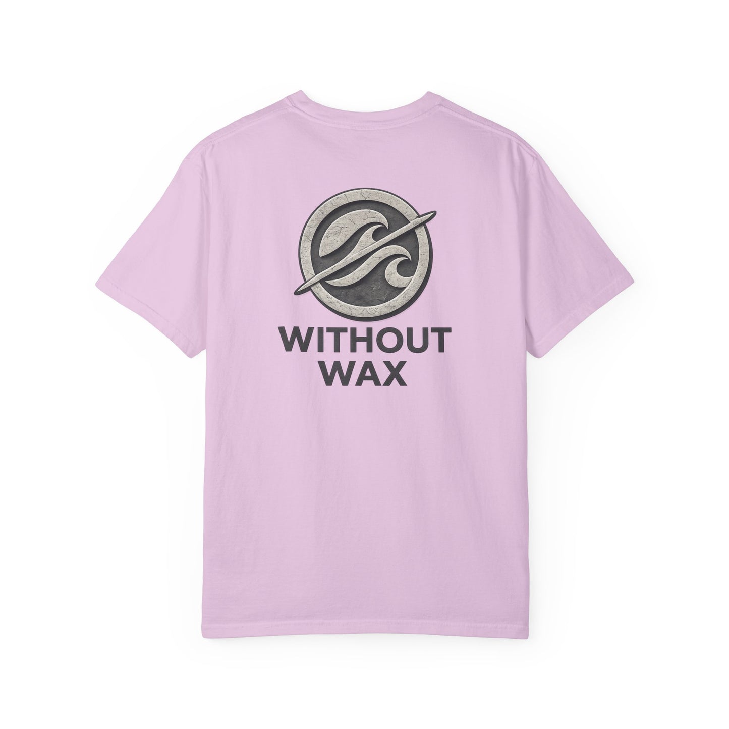 Without Wax Surf Logo T-Shirt – Coastal Wave Badge Graphic Tee | Vintage Streetwear Shirt