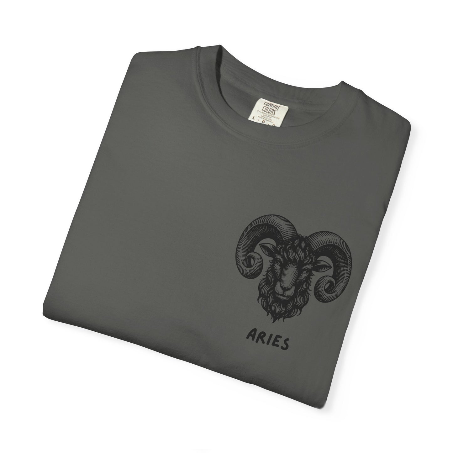 Aries Zodiac T-Shirt – Aries Ram Astrology Graphic Tee | Vintage Star Sign Shirt, Unisex Tee