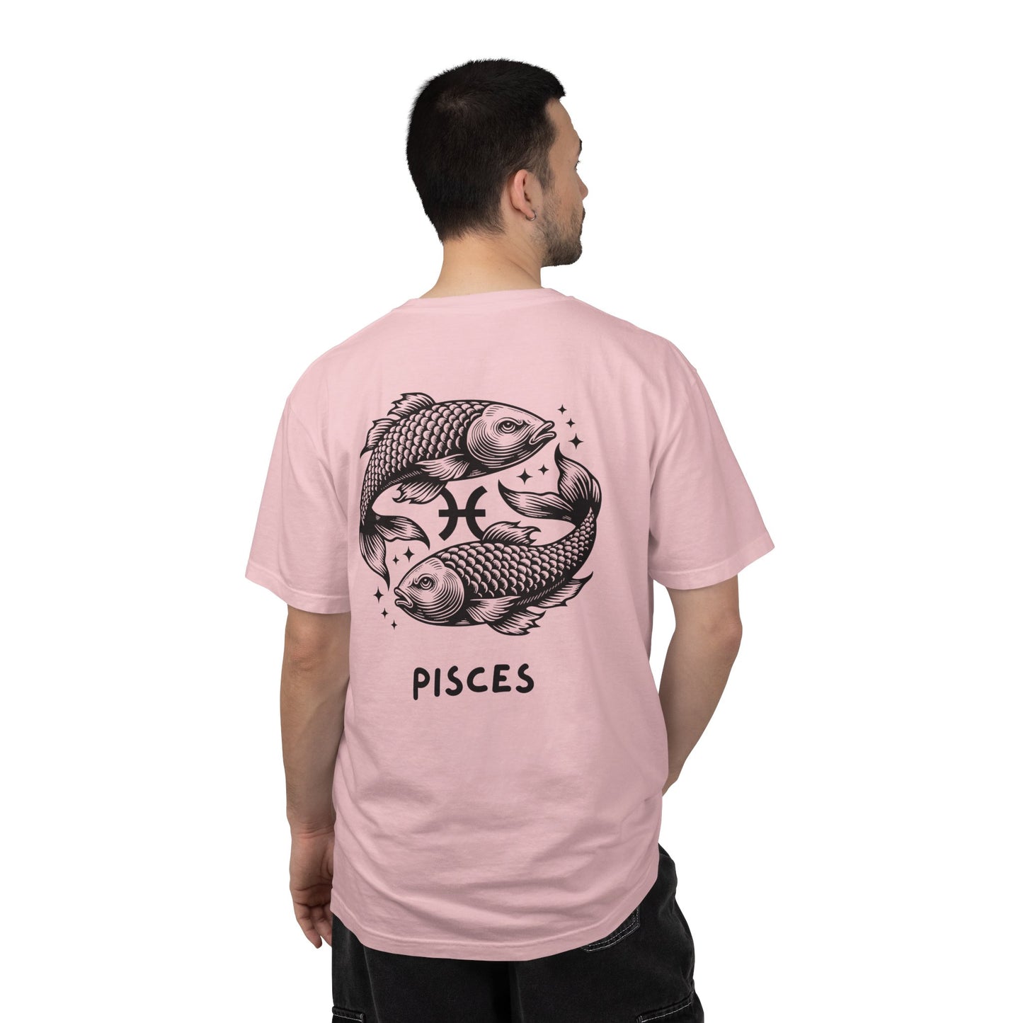 Pisces Zodiac T-Shirt – Pisces Fish Astrology Graphic Tee | Celestial Star Sign Shirt