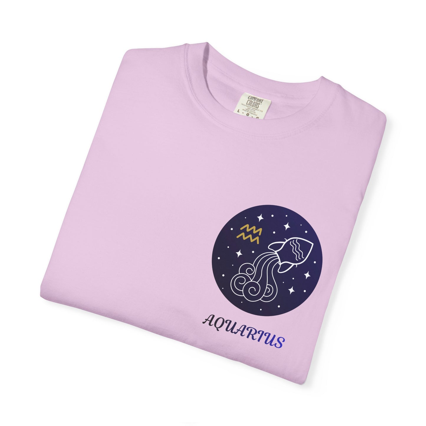Aquarius Zodiac T-Shirt – Minimal Constellation Astrology Tee | Celestial Water Bearer Shirt