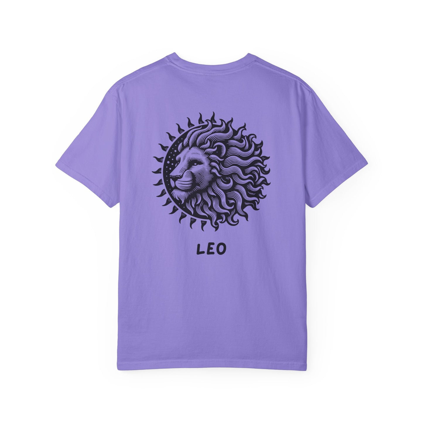 Leo Sun Lion T-Shirt – Zodiac Astrology Graphic Tee | Vintage Celestial Star Sign Shirt