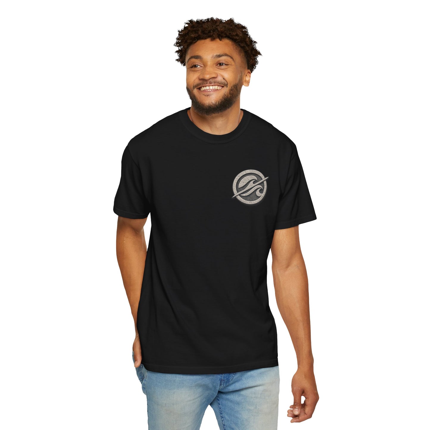 Surf Badge T-Shirt – Retro Wave Logo Tee | Vintage Coastal Streetwear Shirt
