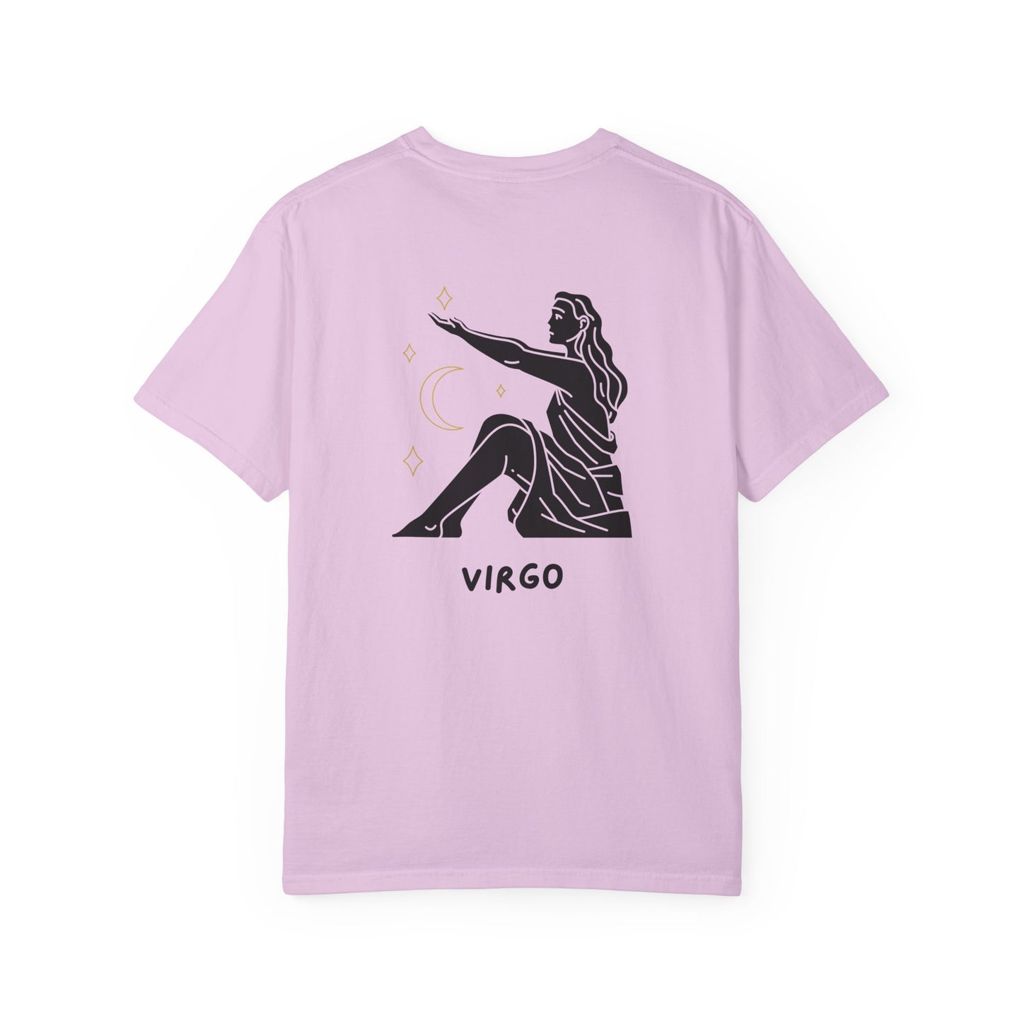 Virgo Zodiac T-Shirt – Minimalist Astrology Tee | Celestial Star Sign Graphic Shirt