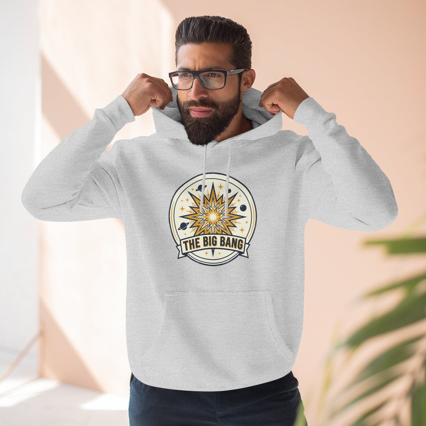 Big Bang Hoodie – Retro Starburst Universe Graphic Hoodie | Astronomy Science Hoodie, Cosmic Streetwear, Unisex Hoodie