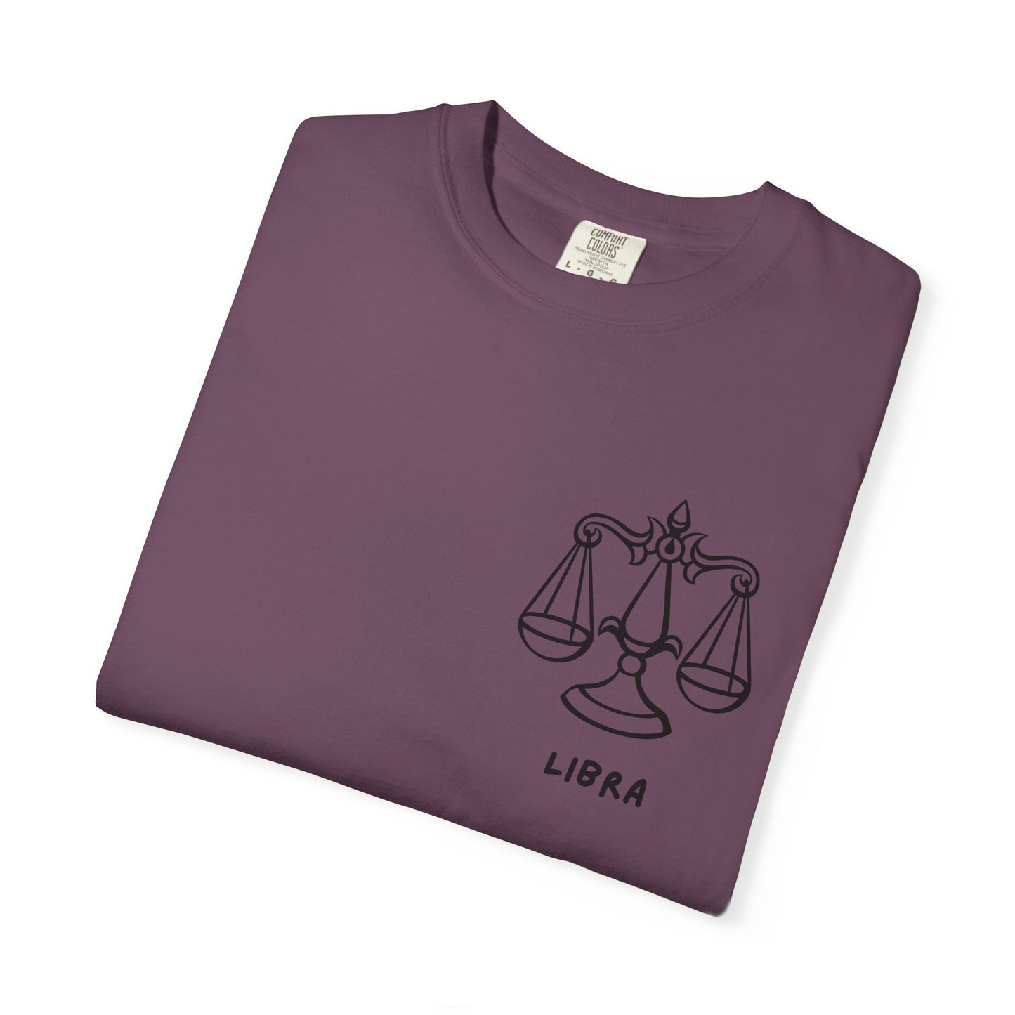 Libra Scales T-Shirt – Zodiac Balance Graphic Tee | Minimal Astrology Shirt