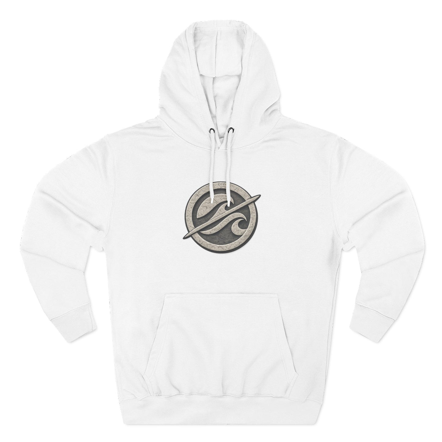 Without Wax Hoodie – Surf-Inspired Wave Logo Pullover | Vintage Coastal Streetwear Hoodie