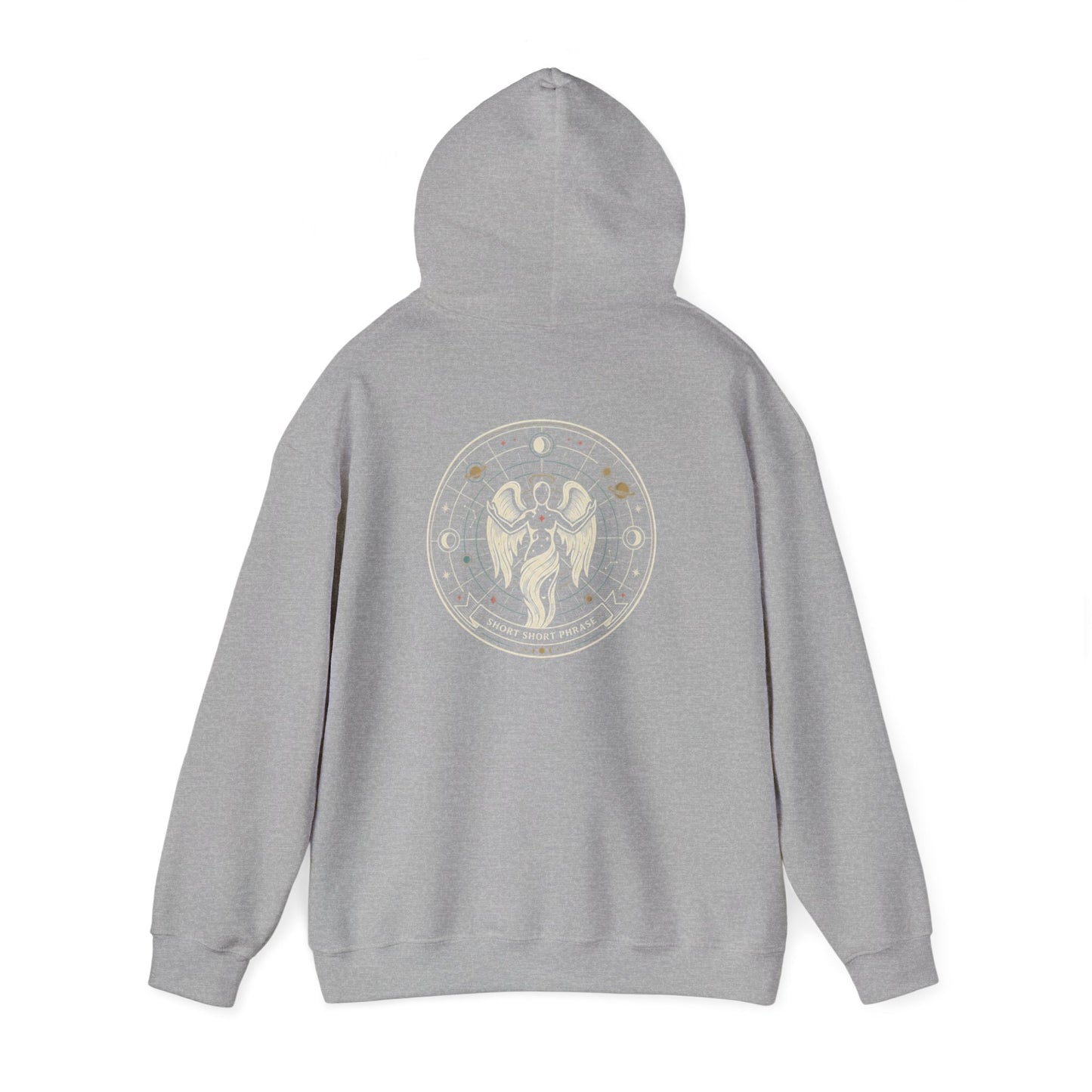Astrology Moon Phases Hoodie – Mystic Astronaut Zodiac Sweatshirt | Celestial Graphic Hoodie