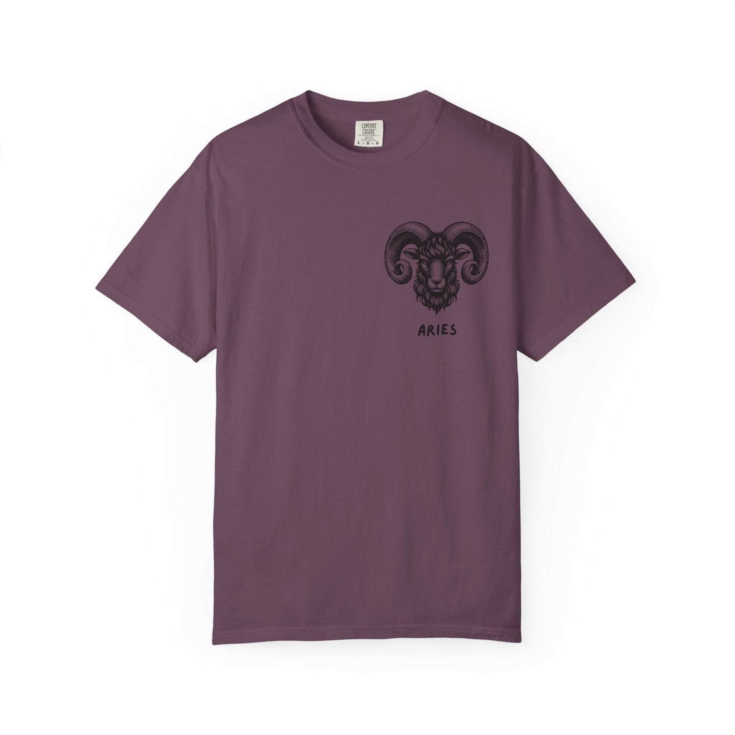 Aries Zodiac T-Shirt – Aries Ram Astrology Graphic Tee | Vintage Star Sign Shirt, Unisex Tee