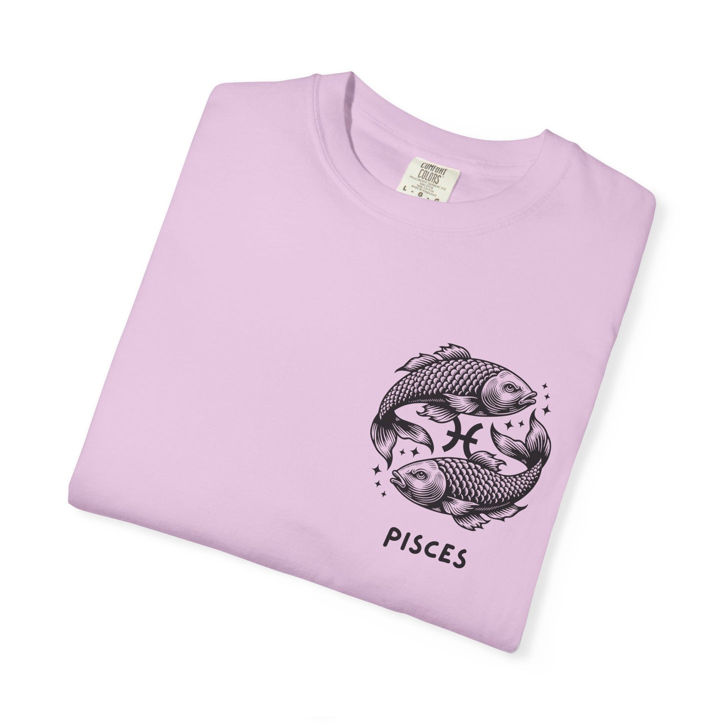 Pisces Zodiac T-Shirt – Pisces Fish Astrology Graphic Tee | Celestial Star Sign Shirt