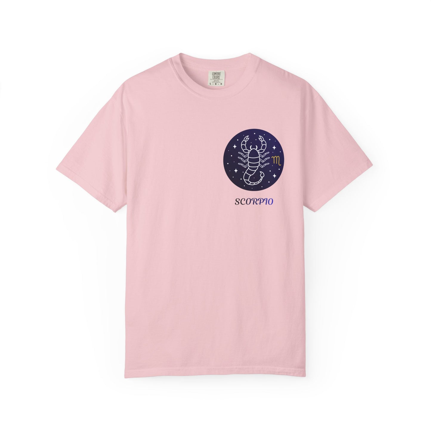 Scorpio Unisex Garment-Dyed T-Shirt – Zodiac Astrology Graphic Tee | Vintage Celestial Star Sign Shirt
