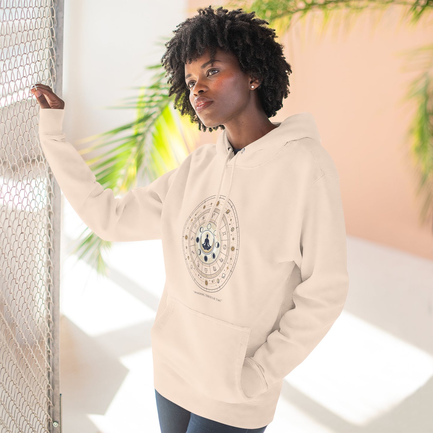 Zodiac Meditation Hoodie – Celestial Birth Chart Mandala Hoodie | Spiritual Astrology Sweatshirt, Unisex Hoodie