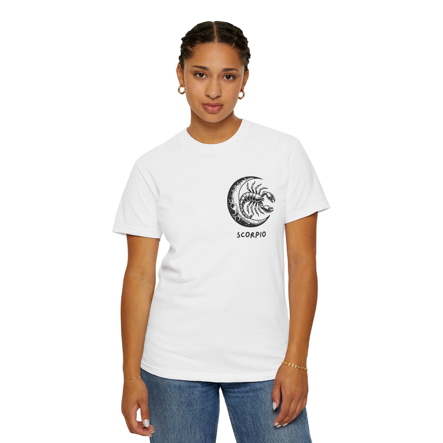 Scorpio Moon T-Shirt – Zodiac Scorpion Graphic Tee | Celestial Astrology Shirt