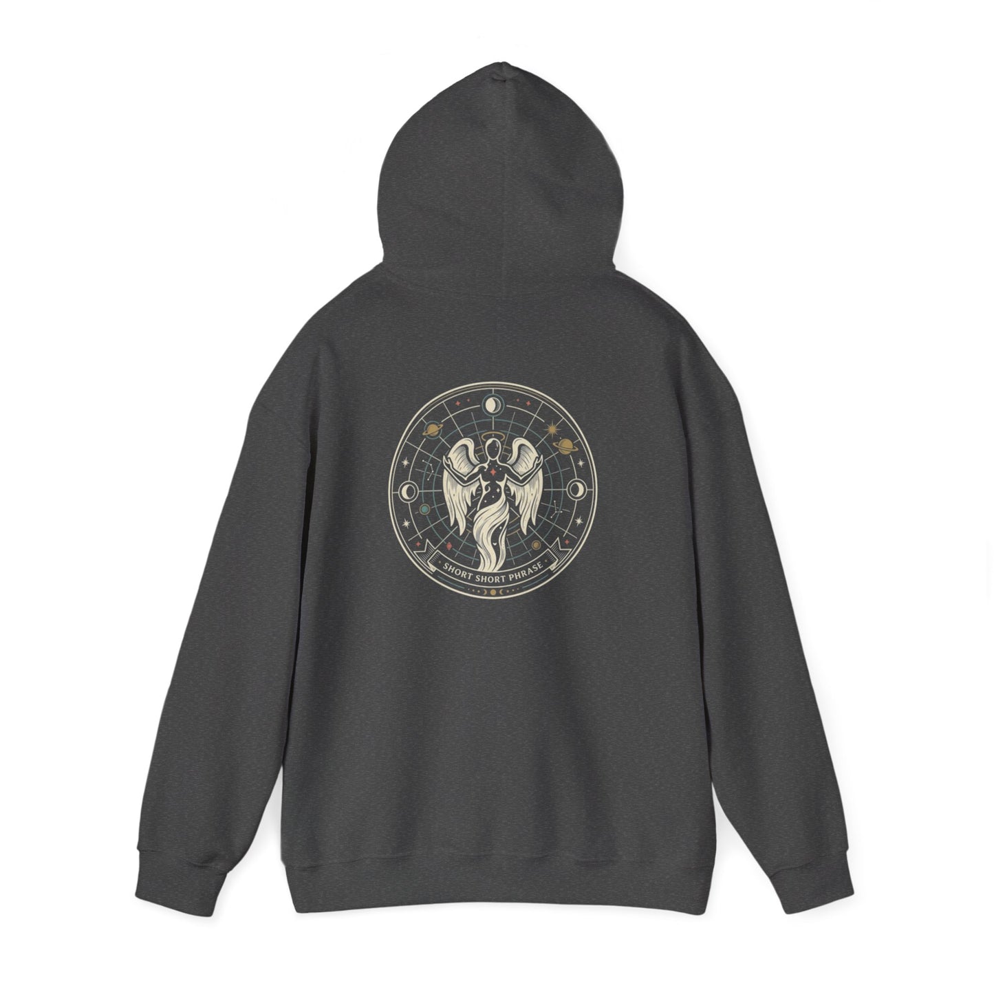 Astrology Moon Phases Hoodie – Mystic Astronaut Zodiac Sweatshirt | Celestial Graphic Hoodie