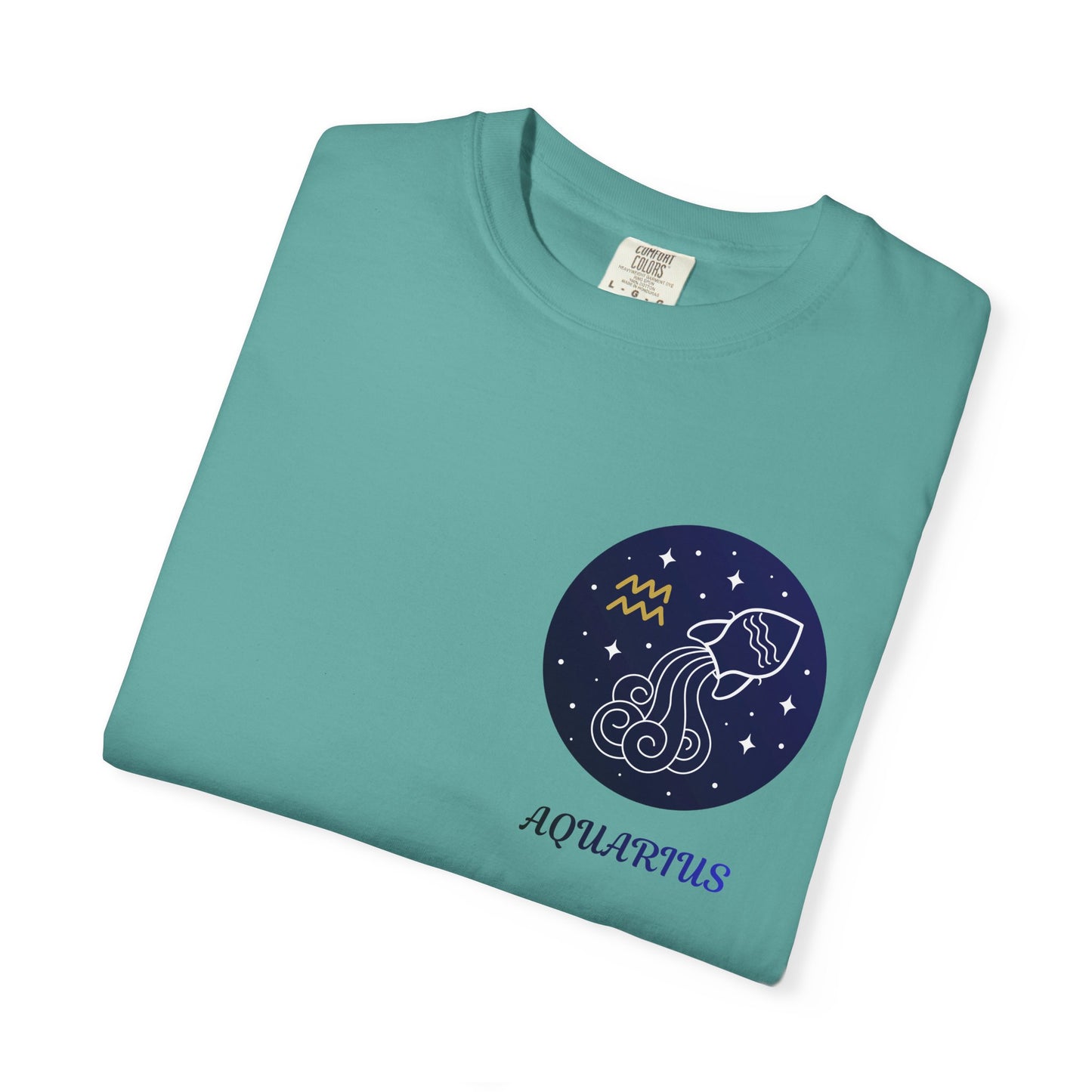 Aquarius Zodiac T-Shirt – Minimal Constellation Astrology Tee | Celestial Water Bearer Shirt