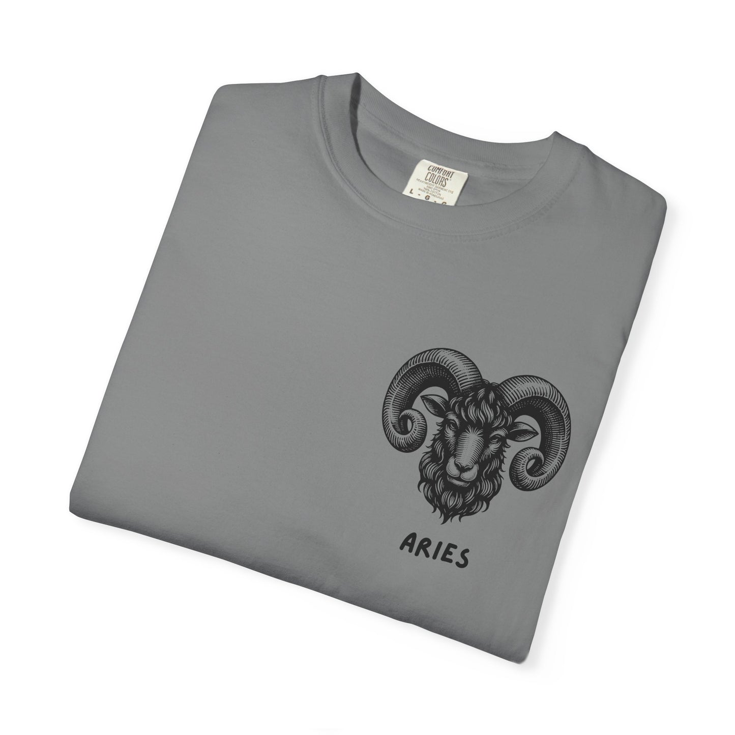 Aries Zodiac T-Shirt – Aries Ram Astrology Graphic Tee | Vintage Star Sign Shirt, Unisex Tee
