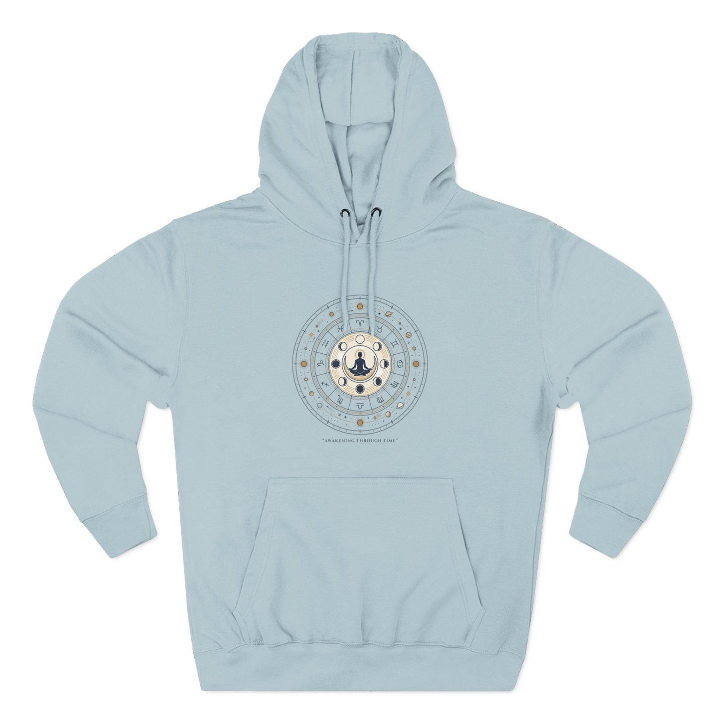 Zodiac Meditation Hoodie – Celestial Birth Chart Mandala Hoodie | Spiritual Astrology Sweatshirt, Unisex Hoodie