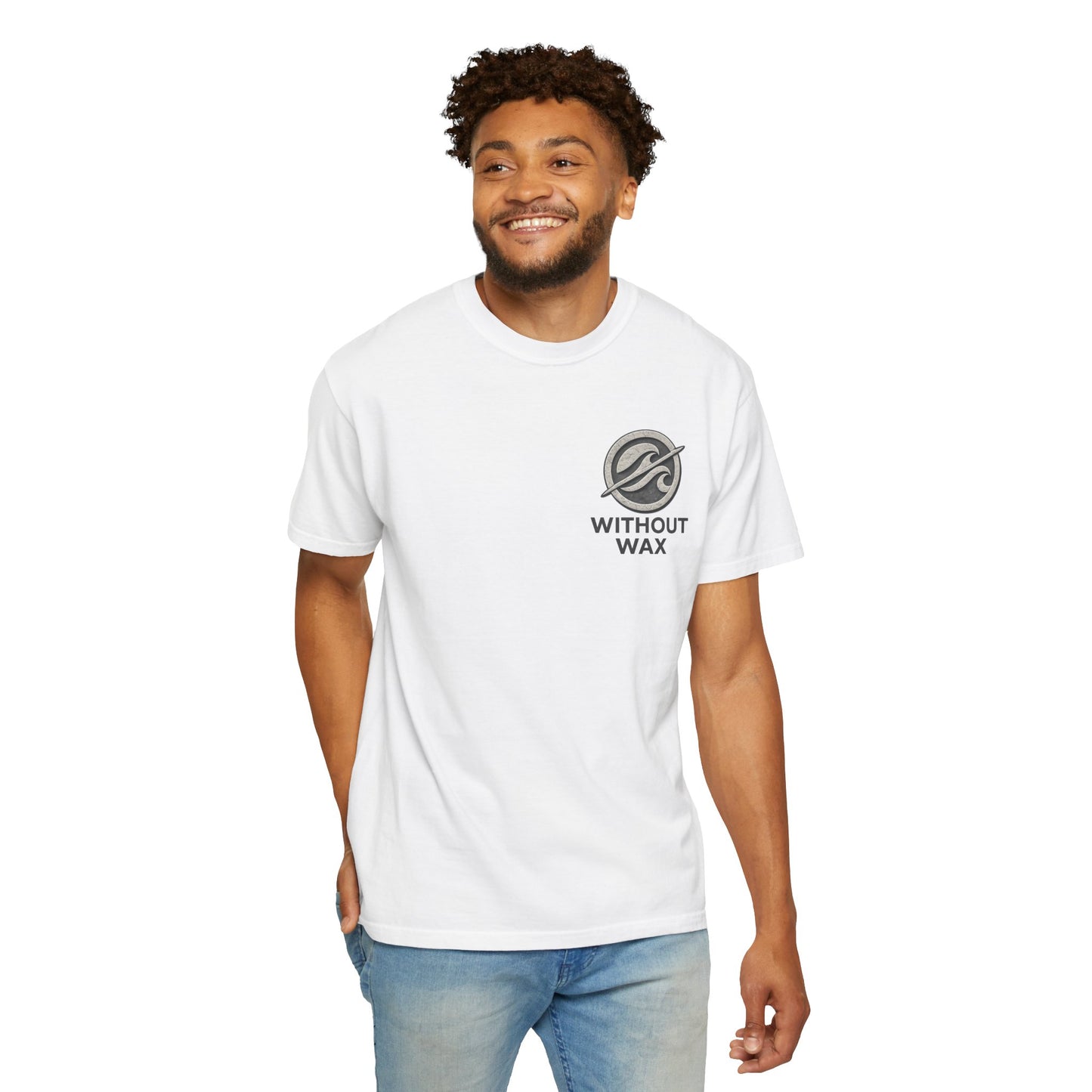Without Wax Logo T-Shirt – Vintage Surf Graphic Tee | Minimal Coastal Streetwear Shirt