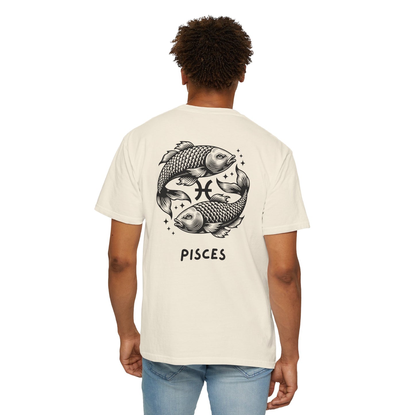 Pisces Zodiac T-Shirt – Pisces Fish Astrology Graphic Tee | Celestial Star Sign Shirt