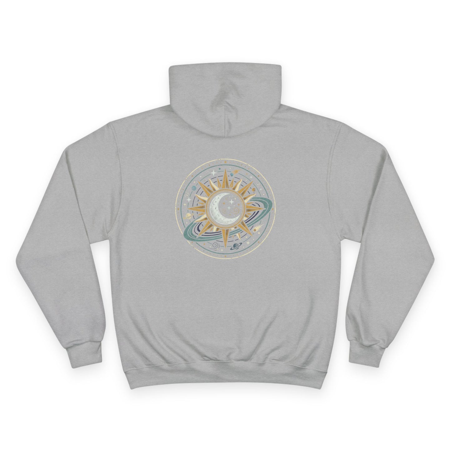 Sun & Moon Hoodie – Celestial Balance Graphic Hoodie | Spiritual Cosmic Aesthetic, Minimal Astrology Hoodie, Unisex Hoodie