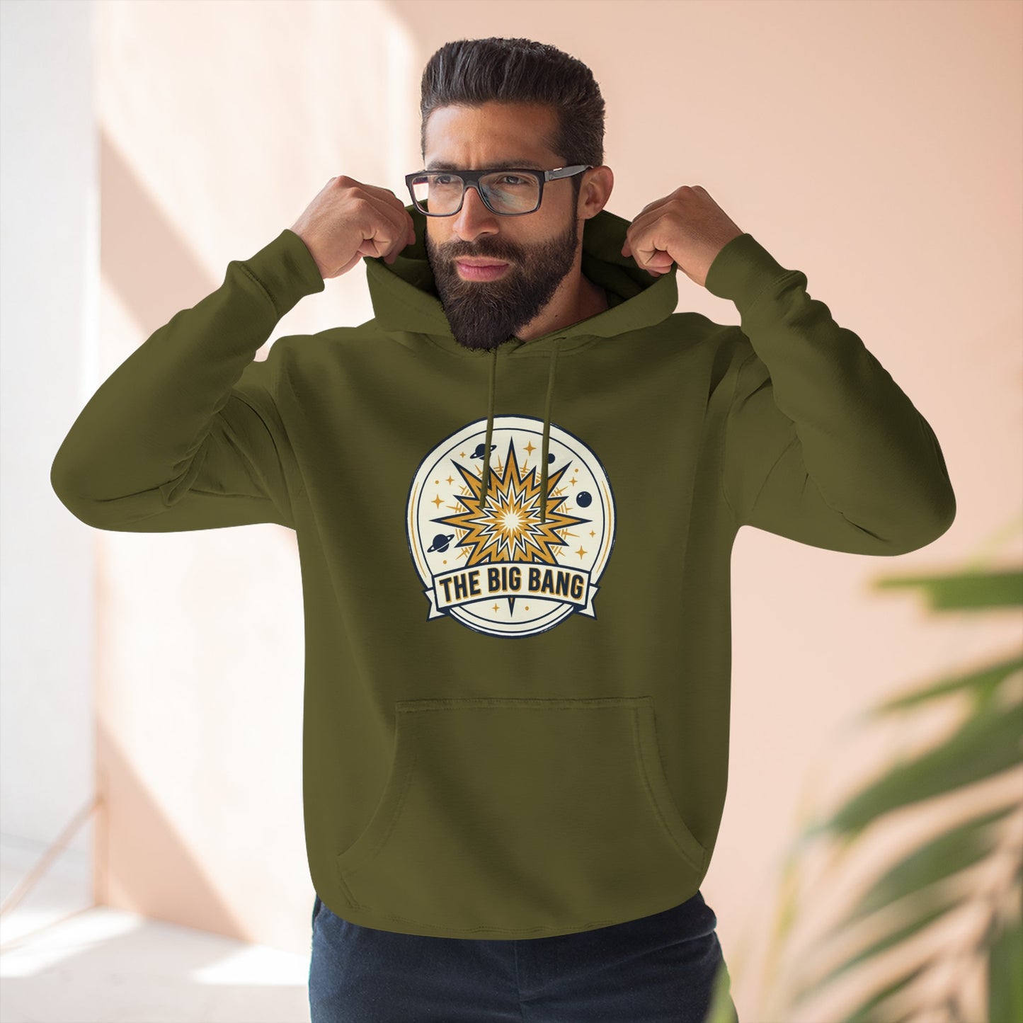 Big Bang Hoodie – Retro Starburst Universe Graphic Hoodie | Astronomy Science Hoodie, Cosmic Streetwear, Unisex Hoodie