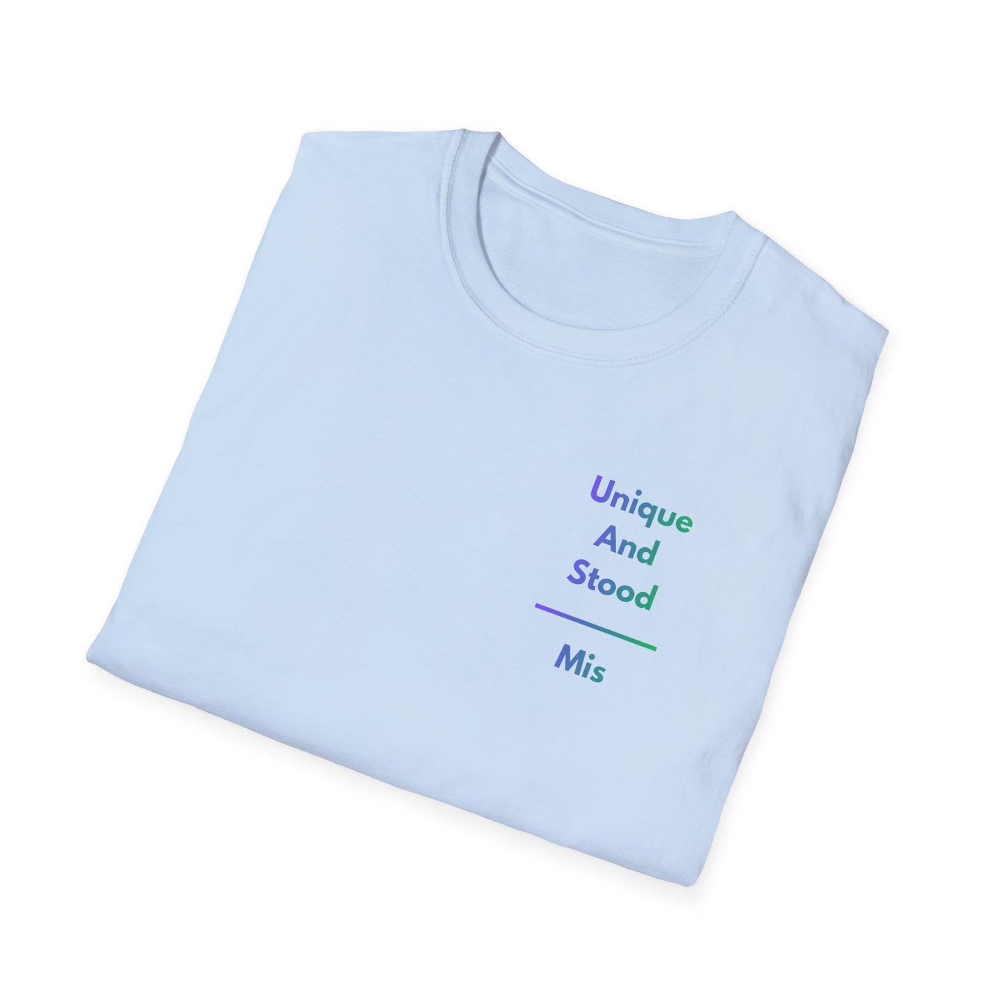 Unique And Misunderstood T-Shirt – Minimal Inspirational Graphic Tee | Thoughtful Statement Shirt