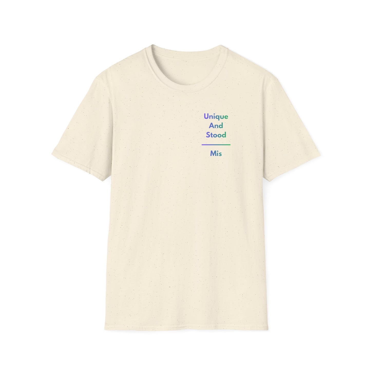 Unique And Misunderstood T-Shirt – Minimal Inspirational Graphic Tee | Thoughtful Statement Shirt