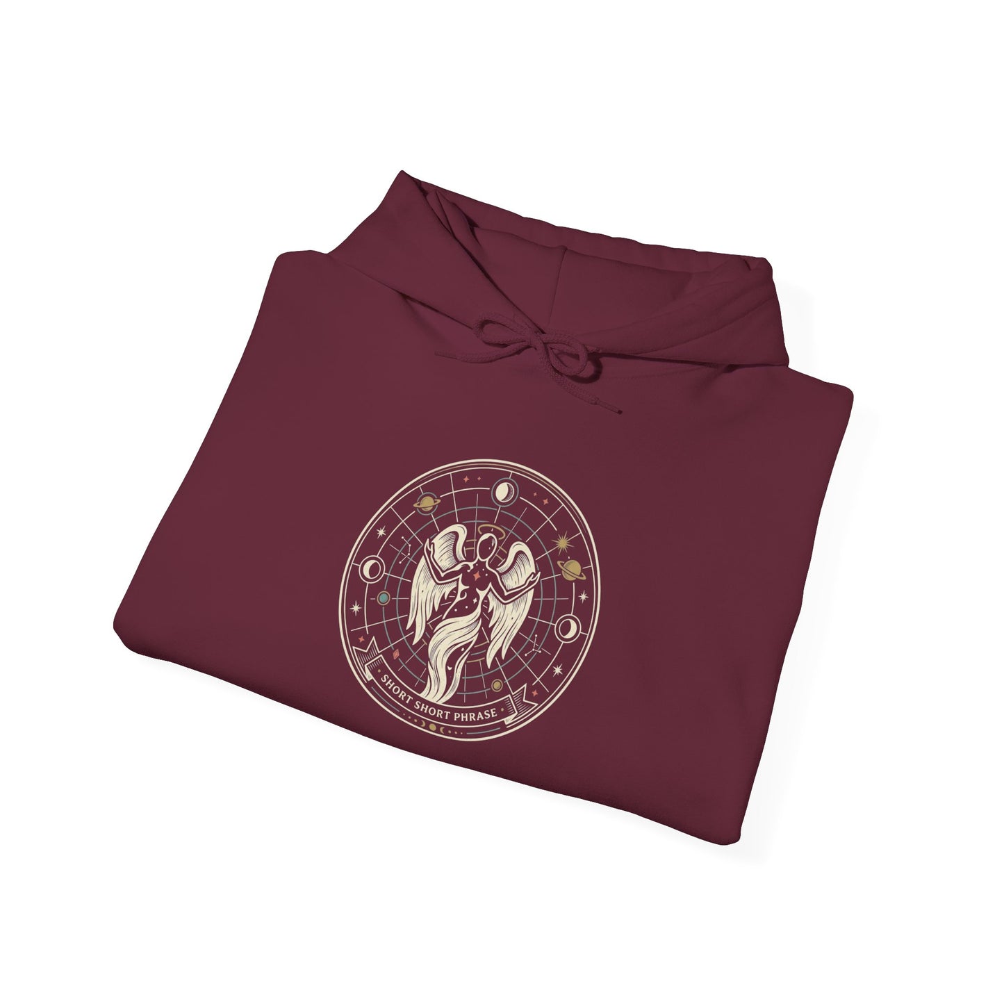 Astrology Moon Phases Hoodie – Mystic Astronaut Zodiac Sweatshirt | Celestial Graphic Hoodie