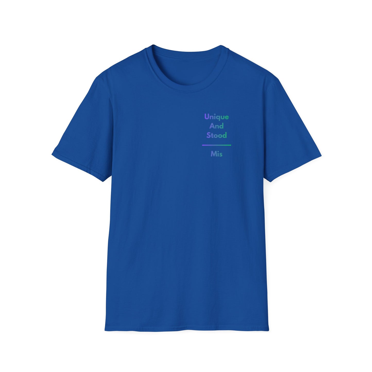 Unique And Misunderstood T-Shirt – Minimal Inspirational Graphic Tee | Thoughtful Statement Shirt
