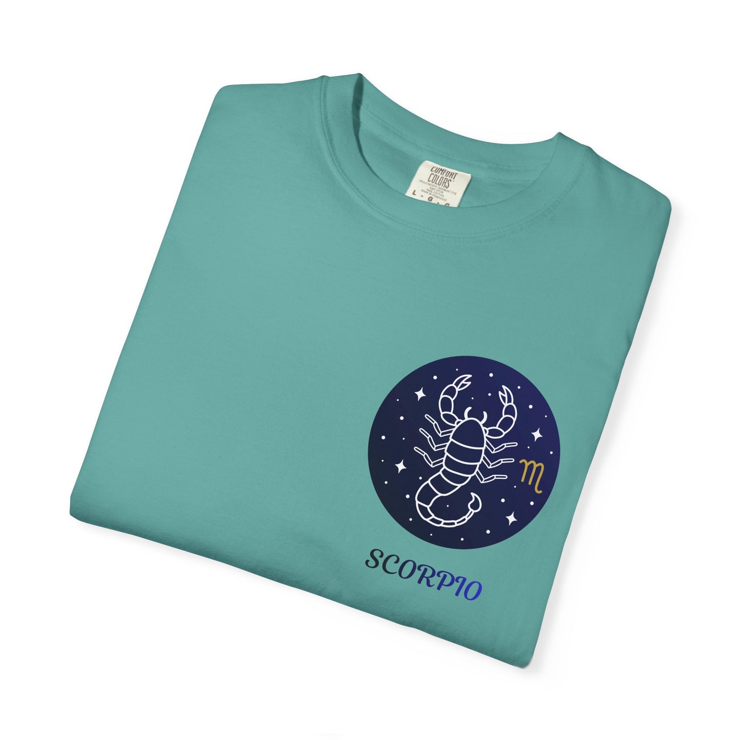 Scorpio Unisex Garment-Dyed T-Shirt – Zodiac Astrology Graphic Tee | Vintage Celestial Star Sign Shirt