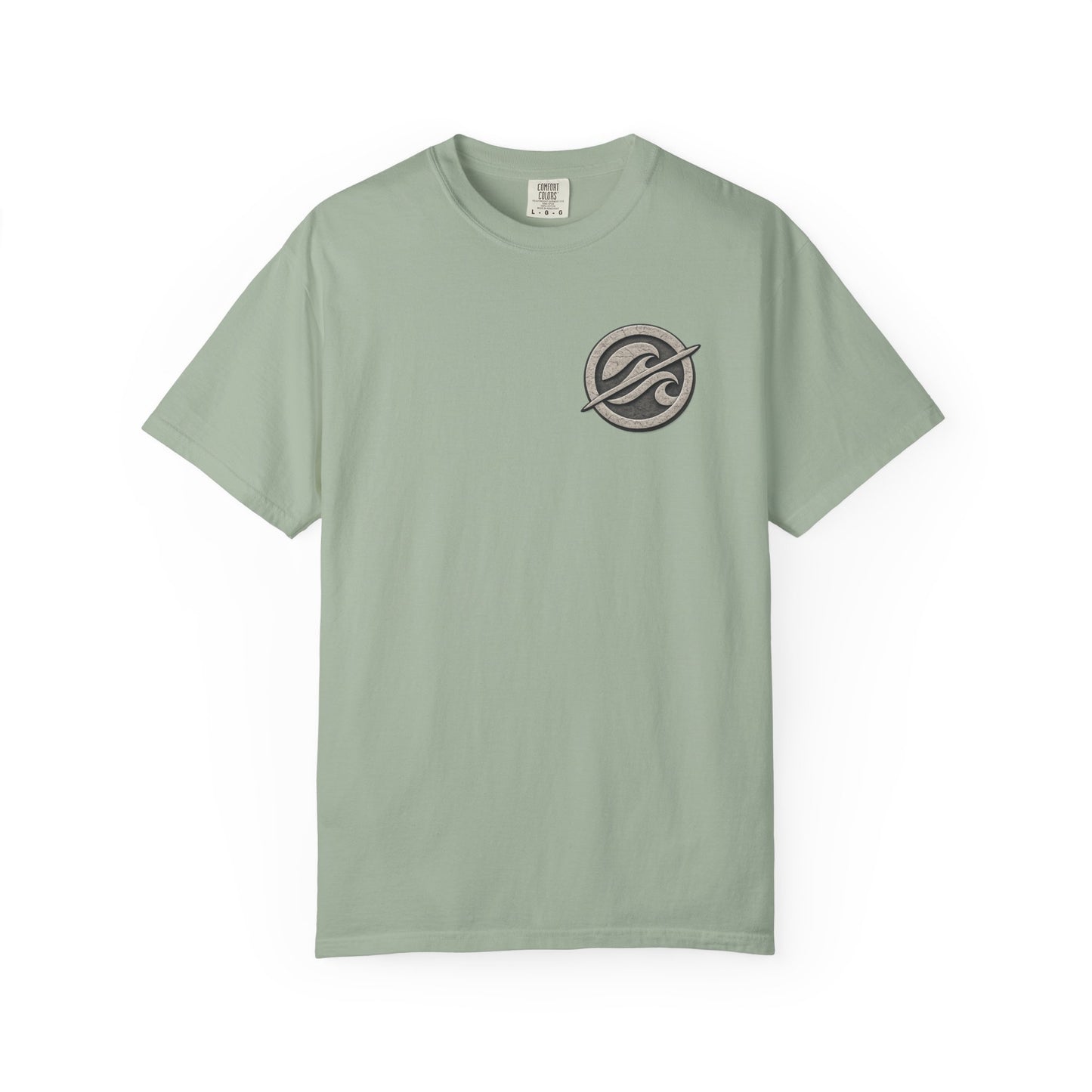 Surf Badge T-Shirt – Retro Wave Logo Tee | Vintage Coastal Streetwear Shirt