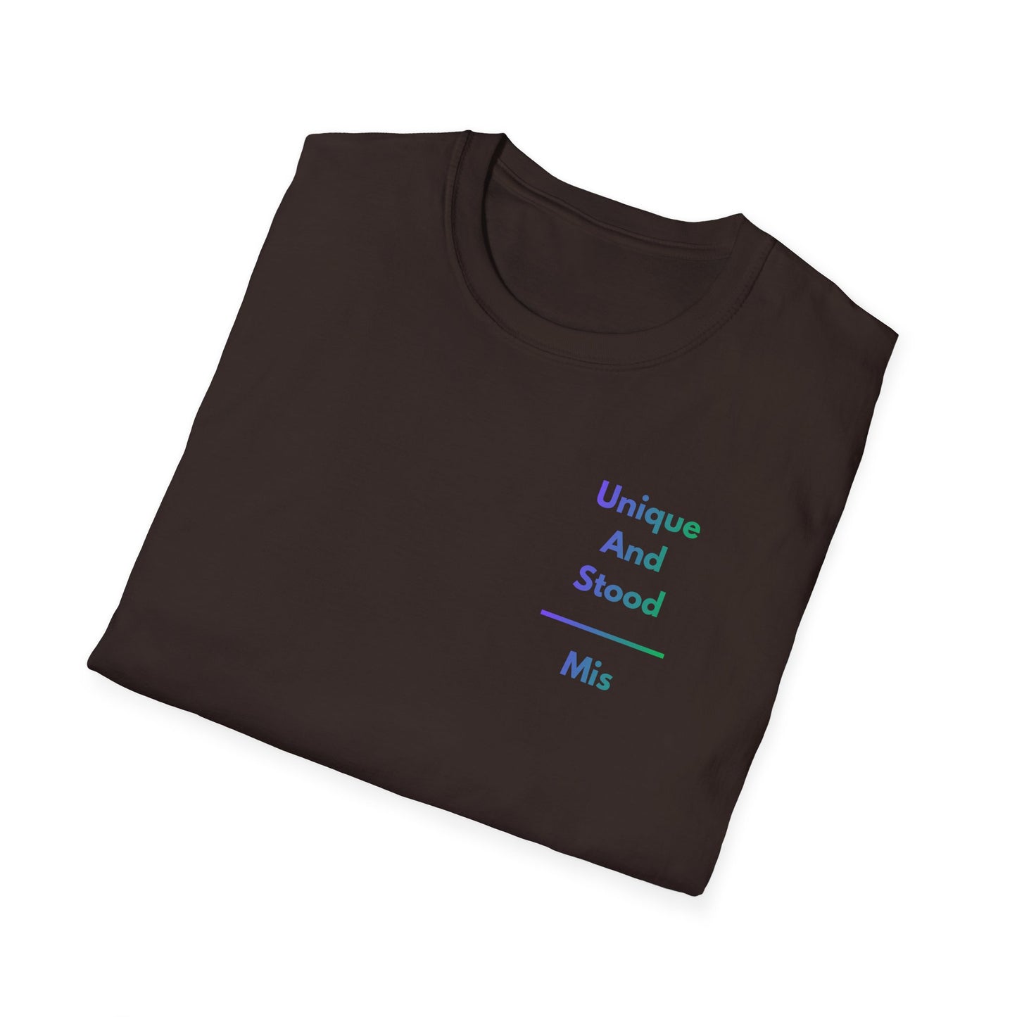 Unique And Misunderstood T-Shirt – Minimal Inspirational Graphic Tee | Thoughtful Statement Shirt
