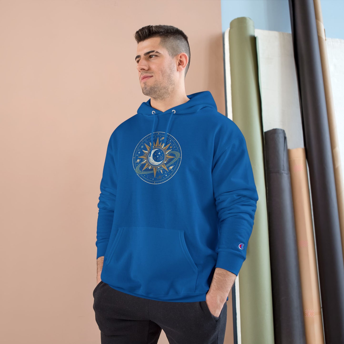 Sun & Moon Hoodie – Celestial Balance Graphic Hoodie | Spiritual Cosmic Aesthetic, Minimal Astrology Hoodie, Unisex Hoodie