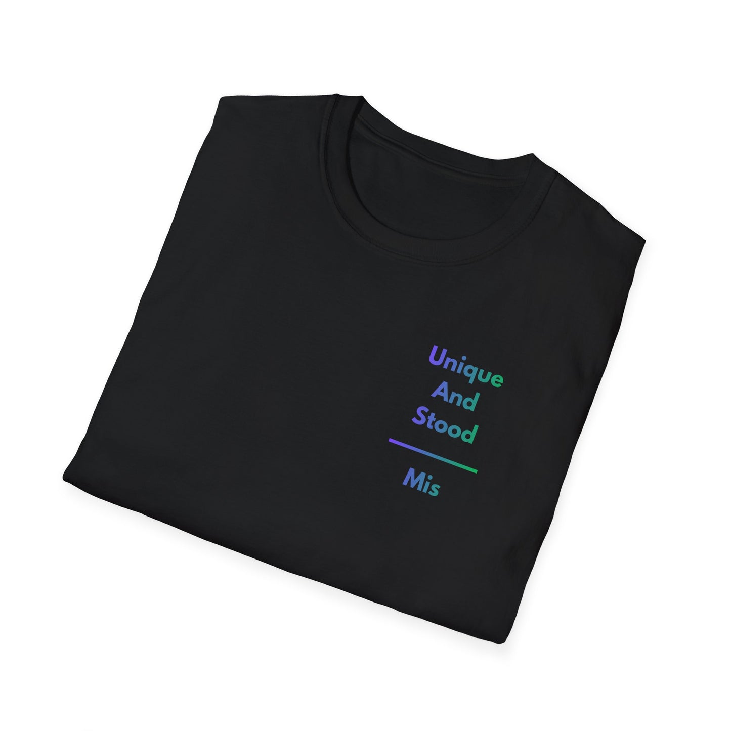 Unique And Misunderstood T-Shirt – Minimal Inspirational Graphic Tee | Thoughtful Statement Shirt