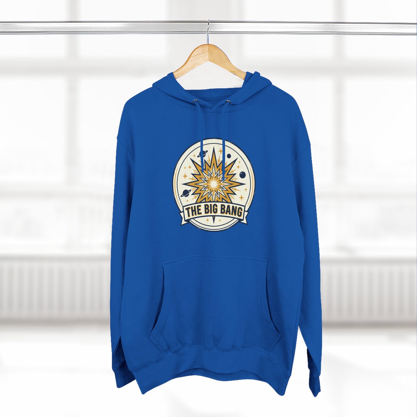 Big Bang Hoodie – Retro Starburst Universe Graphic Hoodie | Astronomy Science Hoodie, Cosmic Streetwear, Unisex Hoodie