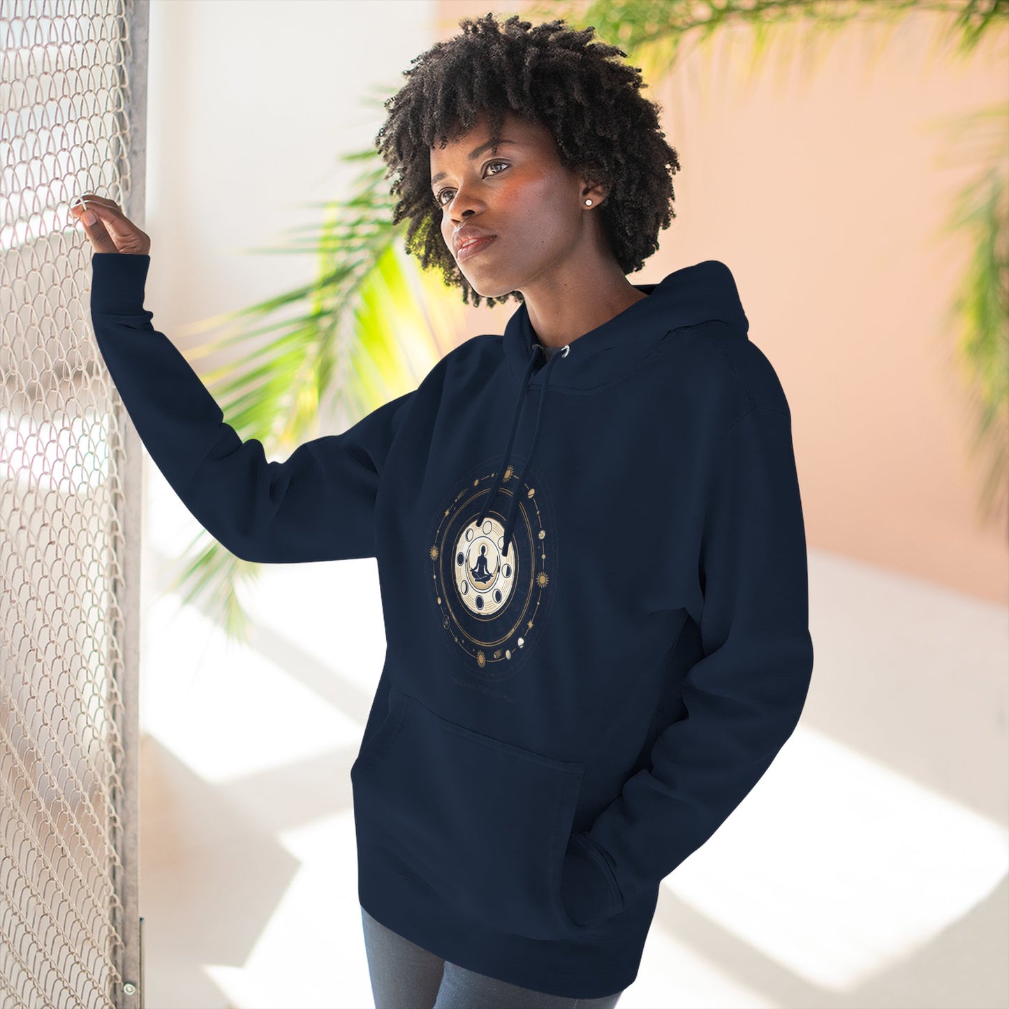 Zodiac Meditation Hoodie – Celestial Birth Chart Mandala Hoodie | Spiritual Astrology Sweatshirt, Unisex Hoodie