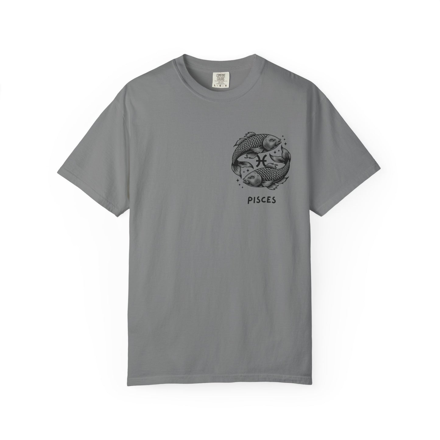 Pisces Zodiac T-Shirt – Pisces Fish Astrology Graphic Tee | Celestial Star Sign Shirt