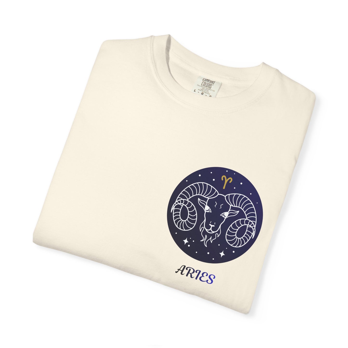Aries Zodiac Ram T-Shirt – Constellation Astrology Graphic Tee | Minimal Celestial Shirt