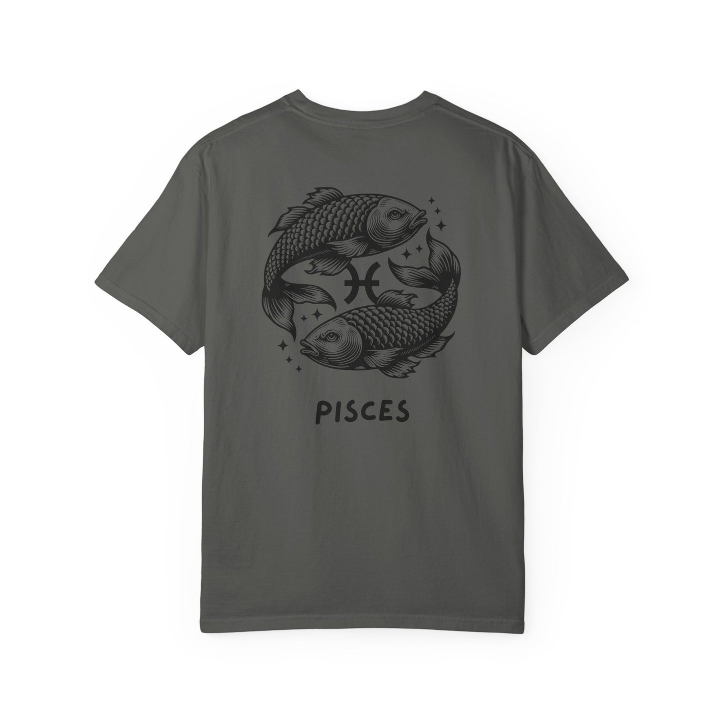 Pisces Zodiac T-Shirt – Pisces Fish Astrology Graphic Tee | Celestial Star Sign Shirt