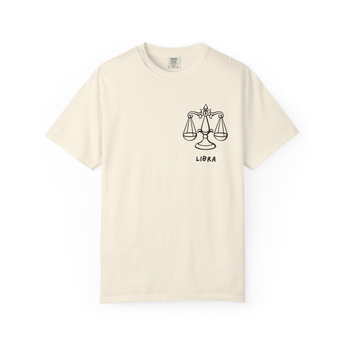 Libra Scales T-Shirt – Zodiac Balance Graphic Tee | Minimal Astrology Shirt