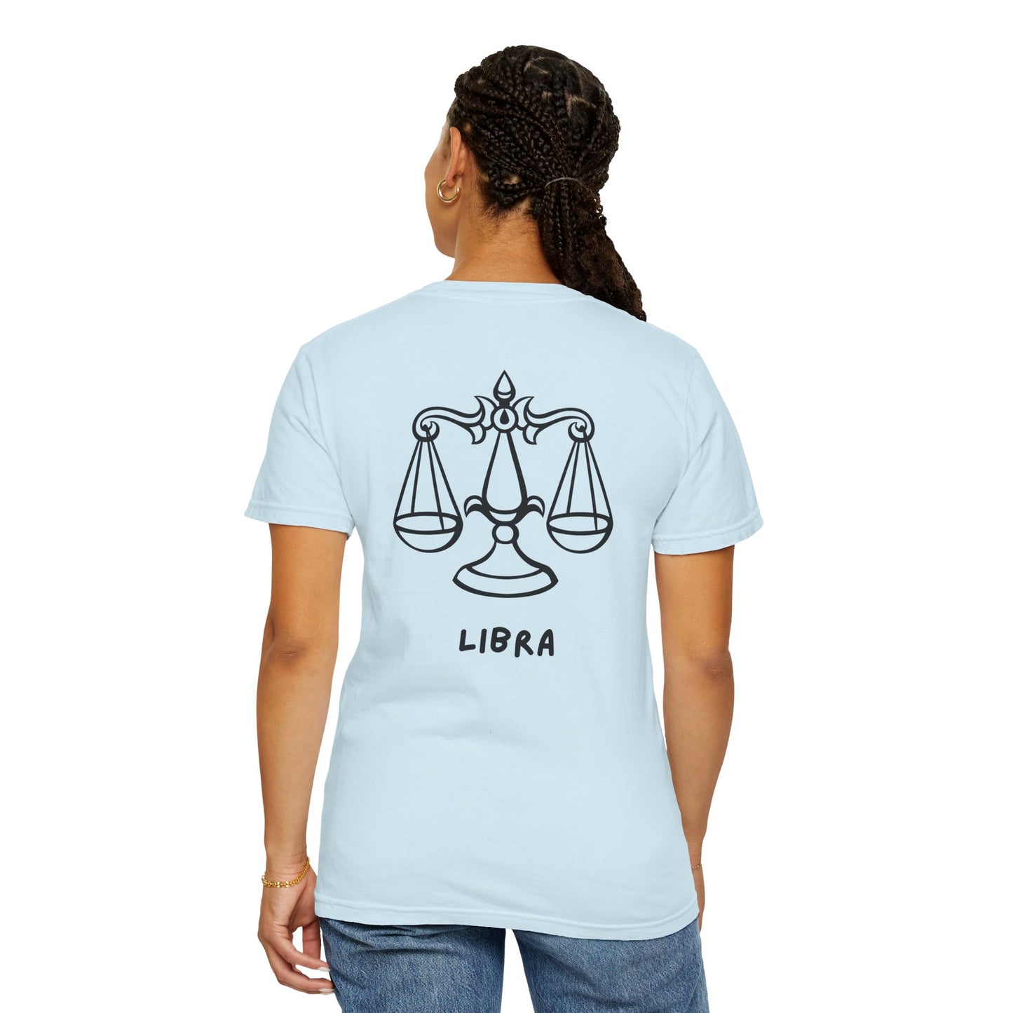 Libra Scales T-Shirt – Zodiac Balance Graphic Tee | Minimal Astrology Shirt