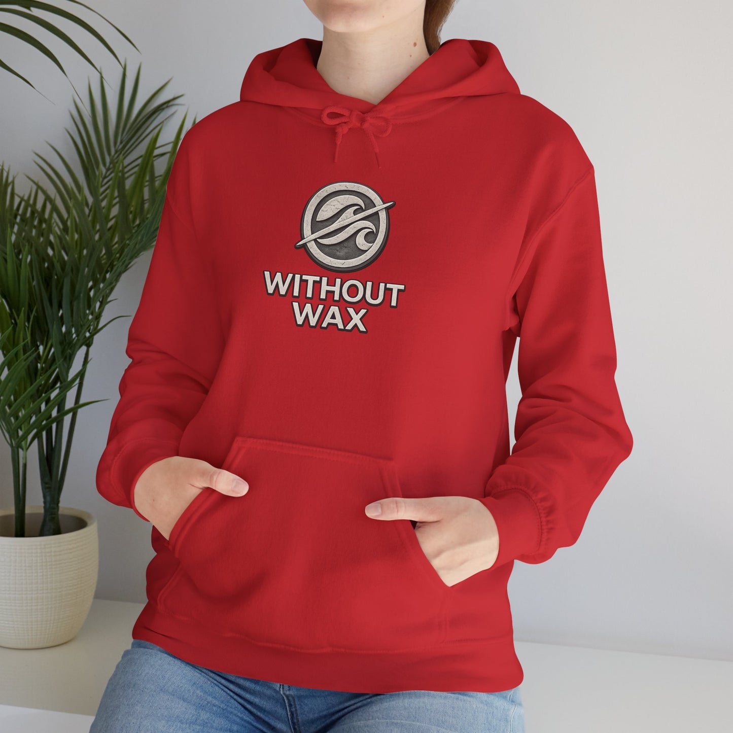 Without Wax Hoodie – “Bring People Up” Motivational Graphic Sweatshirt | Minimal Inspirational Streetwear