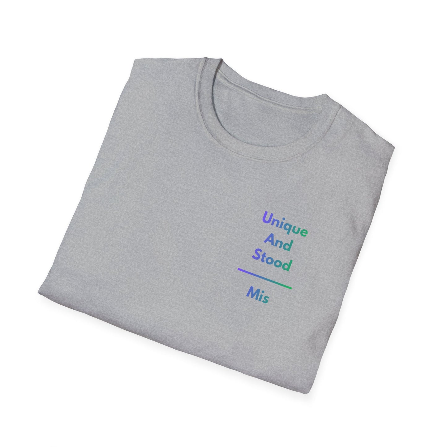 Unique And Misunderstood T-Shirt – Minimal Inspirational Graphic Tee | Thoughtful Statement Shirt