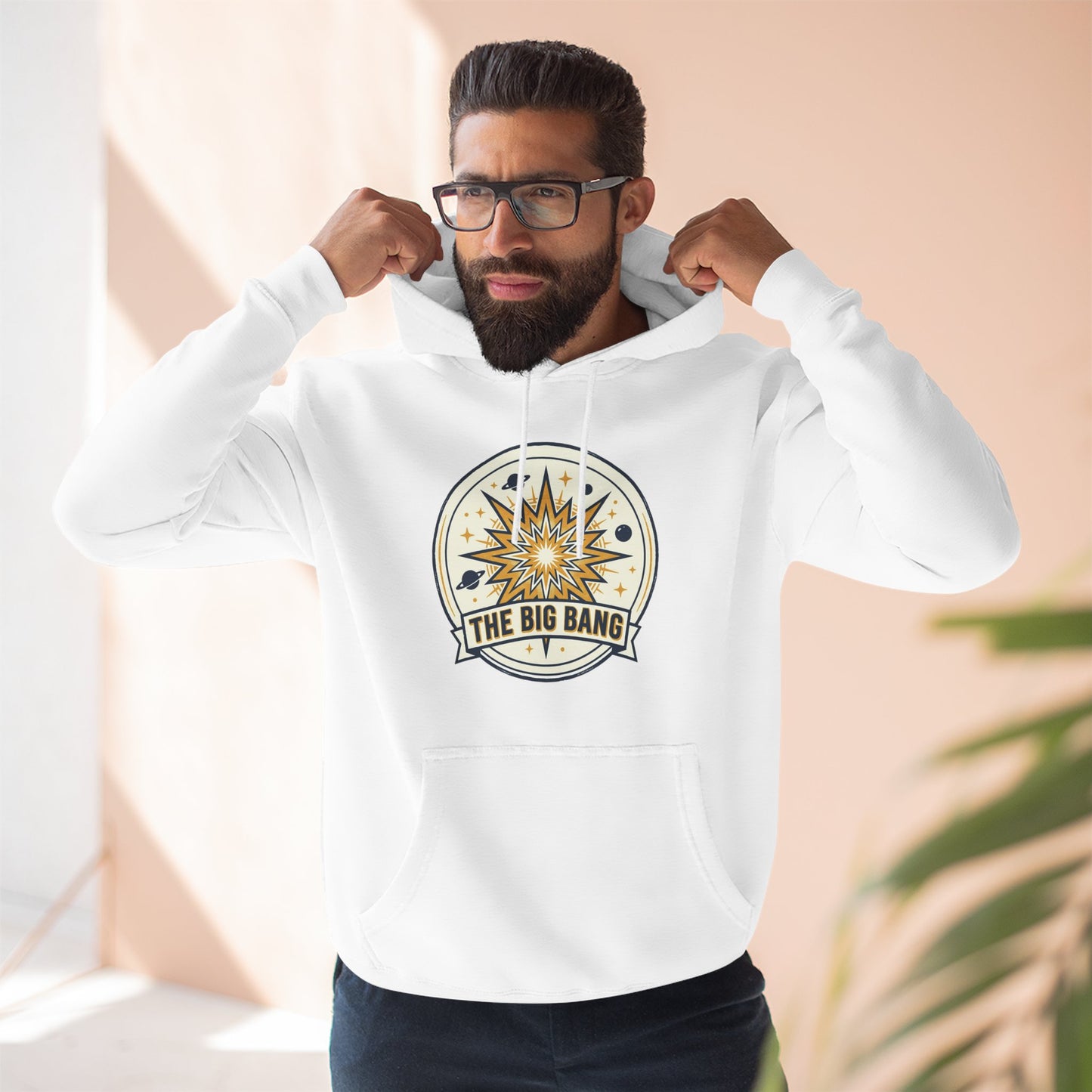 Big Bang Hoodie – Retro Starburst Universe Graphic Hoodie | Astronomy Science Hoodie, Cosmic Streetwear, Unisex Hoodie