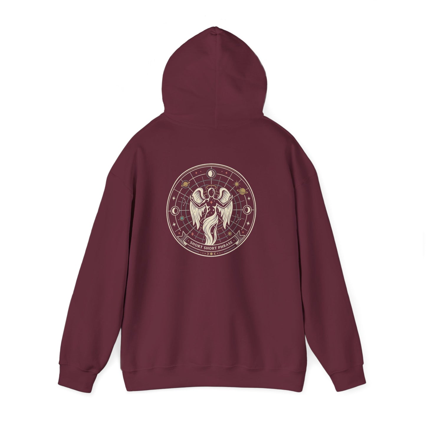 Astrology Moon Phases Hoodie – Mystic Astronaut Zodiac Sweatshirt | Celestial Graphic Hoodie