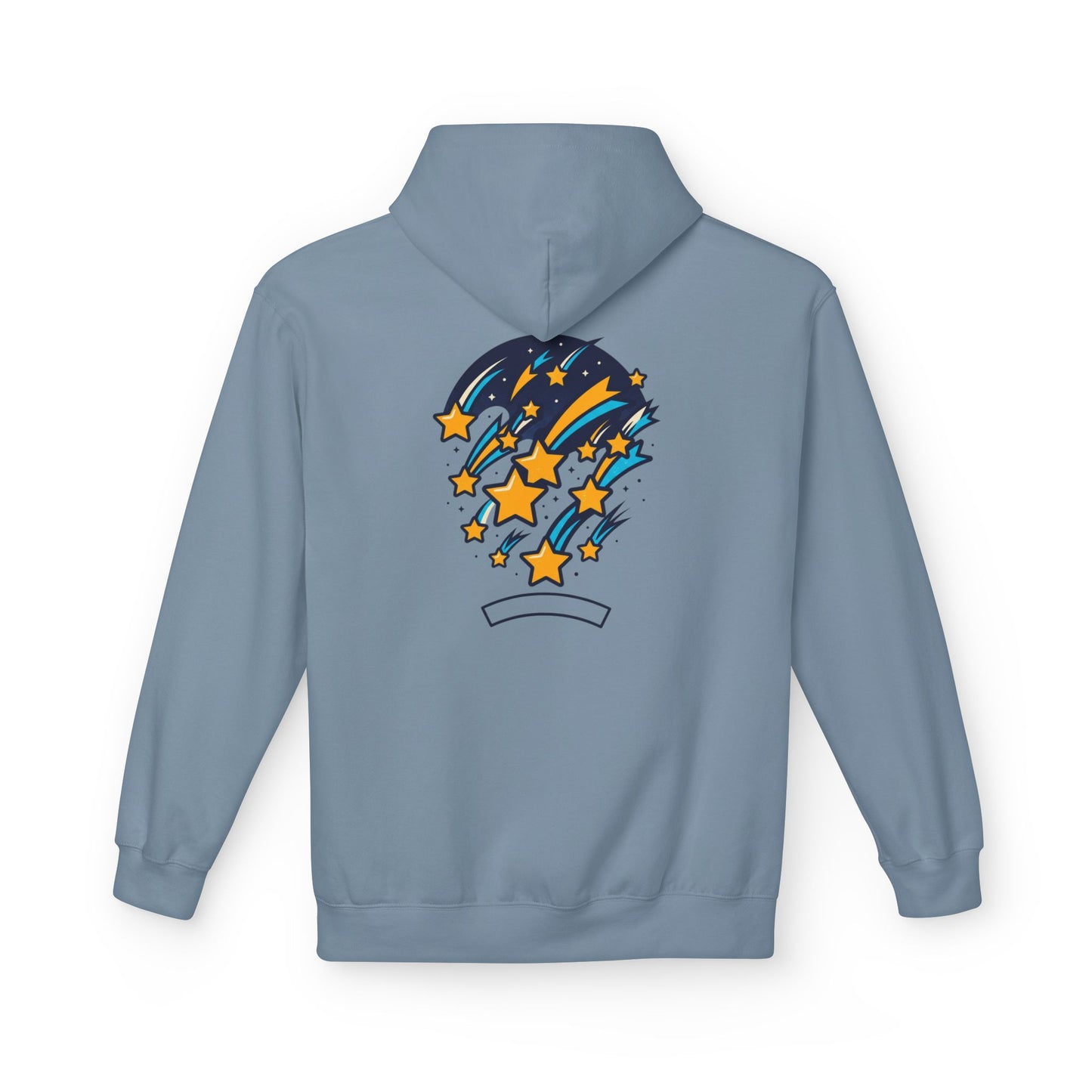 Starfall Hoodie – Shooting Stars Graphic Hoodie | Celestial Aesthetic, Cosmic Streetwear, Unisex Pullover
