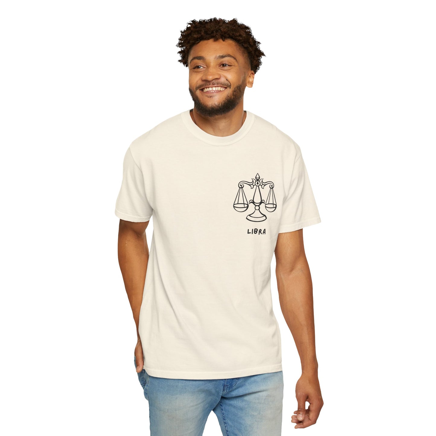 Libra Scales T-Shirt – Zodiac Balance Graphic Tee | Minimal Astrology Shirt
